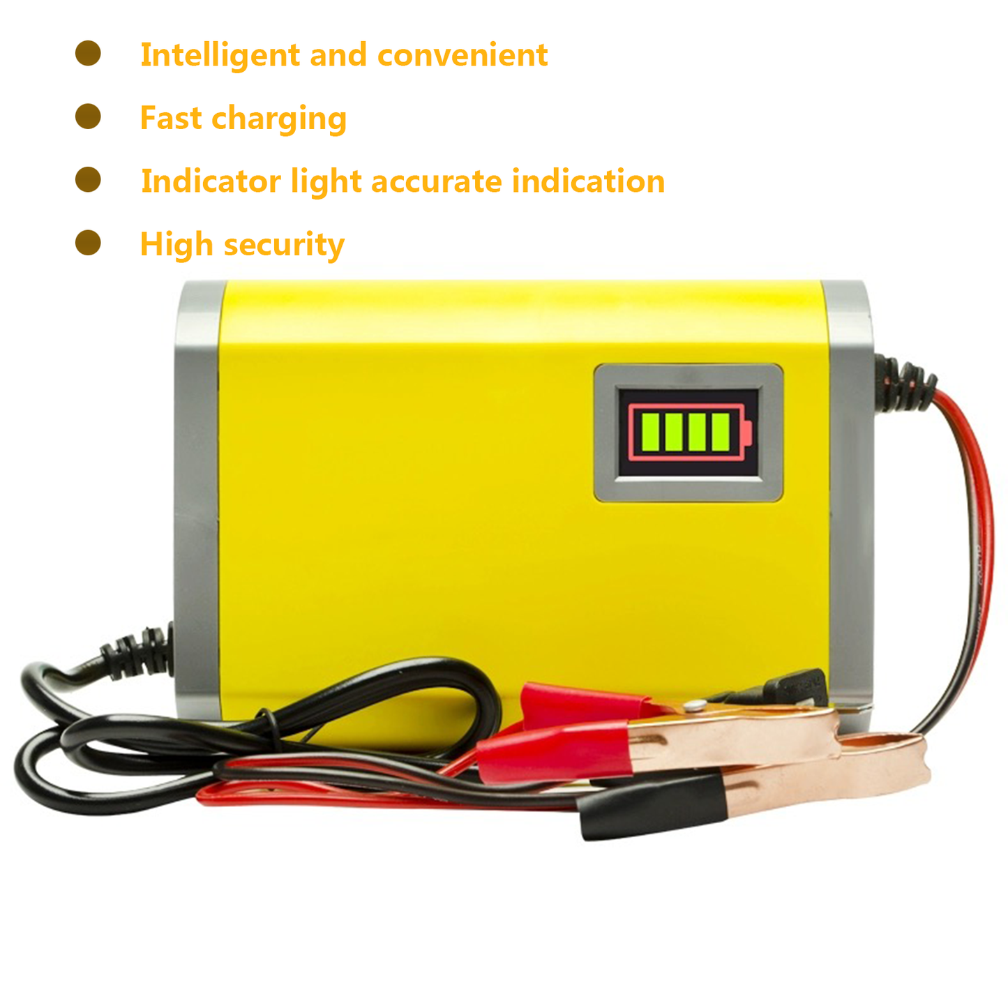 PEHAEL 12V2A Motorcycle Battery Charger Efficient Smart Battery Charger