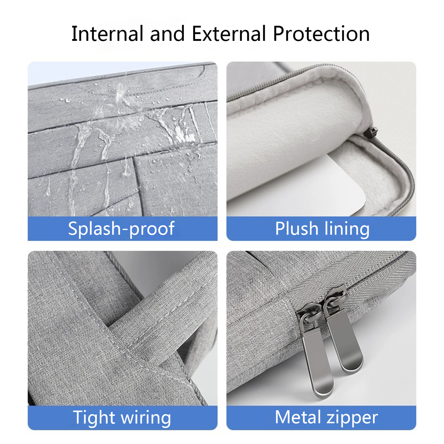 PEHAEL 14 inch Laptop Shoulder bag, Laptop Sleeve Compatible with MacBook Air13.3 Inch, Laptop Protective Case with Shoulder Strap, Pocket, Handle
