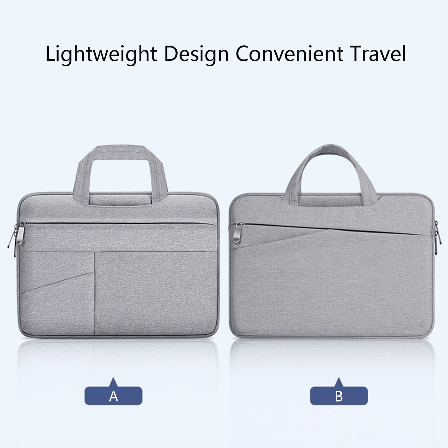 PEHAEL 14 inch Laptop Shoulder bag, Laptop Sleeve Compatible with MacBook Air13.3 Inch, Laptop Protective Case with Shoulder Strap, Pocket, Handle