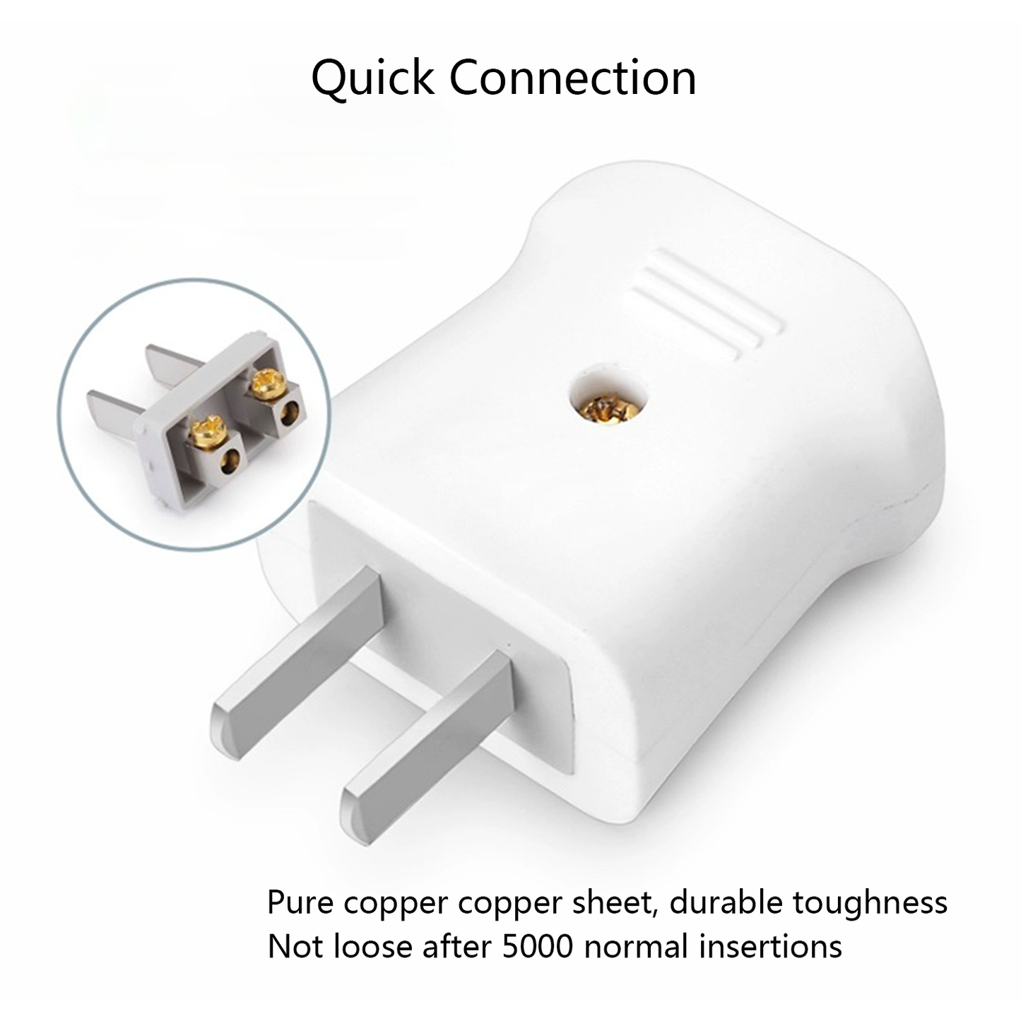 PEHAEL 10A Electrical Adapters Two-pin two-pin Plug High-power Power Plug