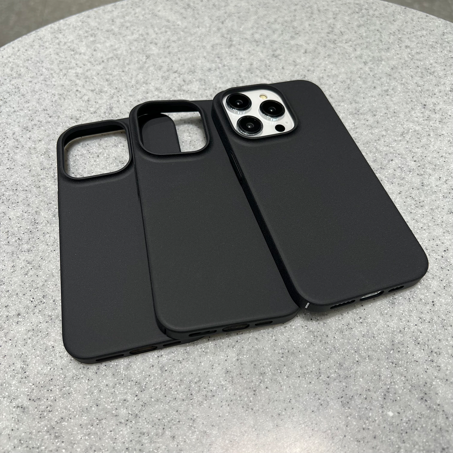 PEHAEL Designed for iPhone 13 Pro Max Case, Silicone Shockproof Slim Thin Phone Case for iPhone 13 Pro Max 6.7 inch (Black)