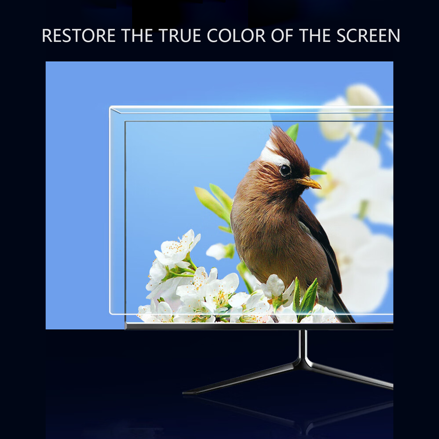 PEHAEL Anti Blue Light Blocking Screen Protector Panel for 13.3 inch Diagonal Laptop, Notebook, Monitor -Anti-UV Eye Protection - Widescreen Laptop Frame Hanging