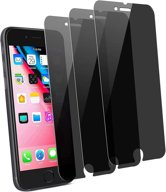 PEHAEL 3Pack for iPhone 8 Plus/iPhone 7 Plus Privacy Screen Protector Anti-Spy Tempered Glass Film 9H Hardness Easy Installation Bubble Free [5.5 inch]