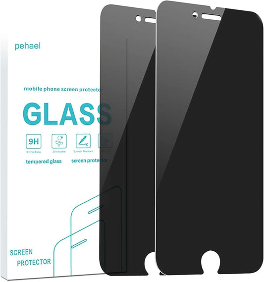 Pehael Screen Protector for Apple iPhone SE 2020 2nd Generation, iPhone 8, iPhone 7 (4.7-inch) Anty- Spy Tempered Glass Film, Easy Install, Case Friendly (2 Packs)