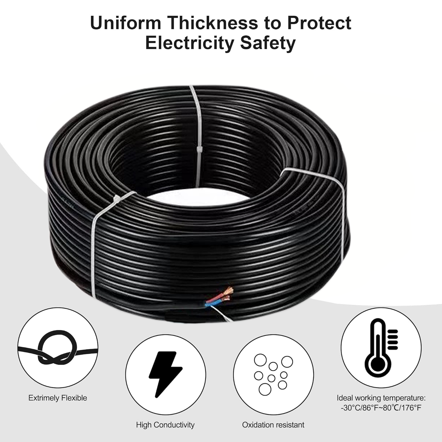 PEHAEL Cable Soft Cable Outdoor Antifreeze Power Sheathing Cable 14 Gauge 2 Conductor High Quality Cable