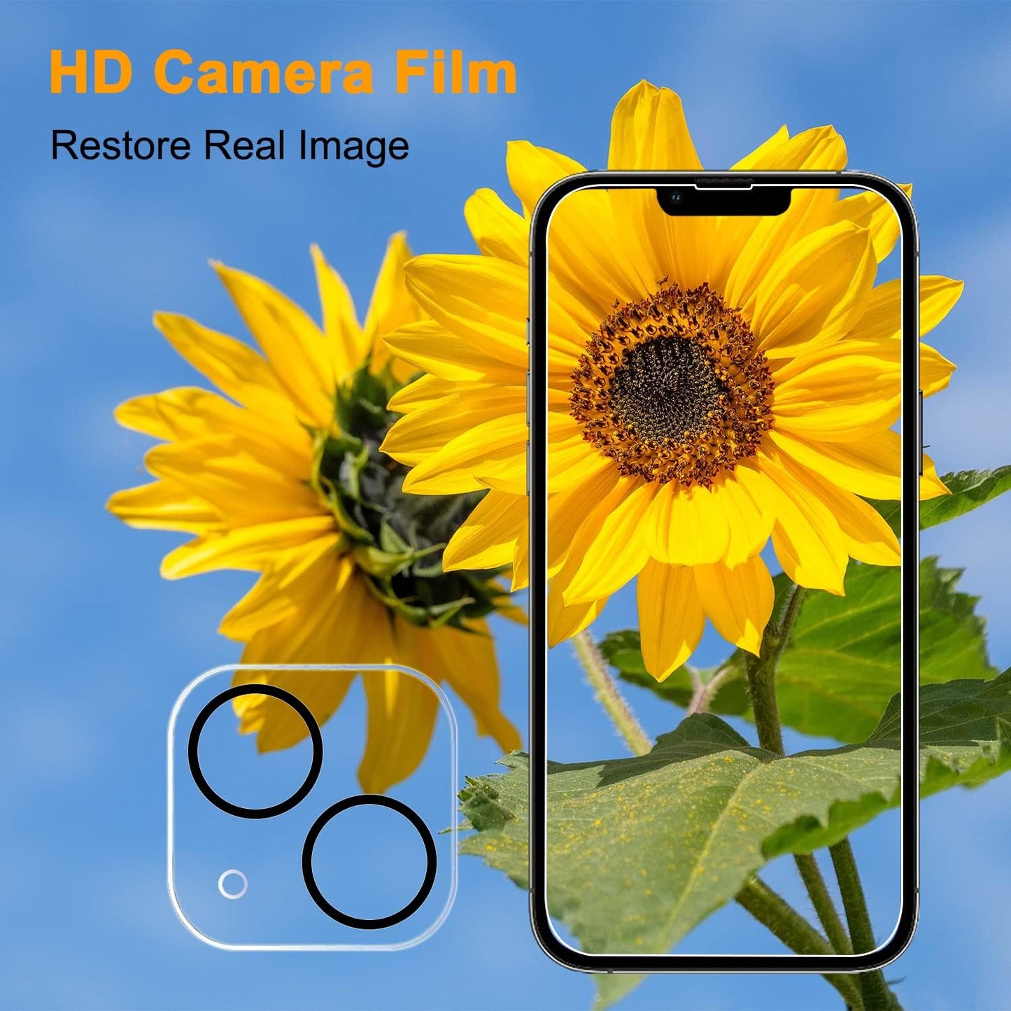PEHAEL 2+2Pack for iPhone 14 Plus Privacy Screen Protector with Camera Lens Protector Full Coverage Anti-Spy Tempered Glass Film 9H Hardness Easy Installation Bubble Free [6.7 inch]