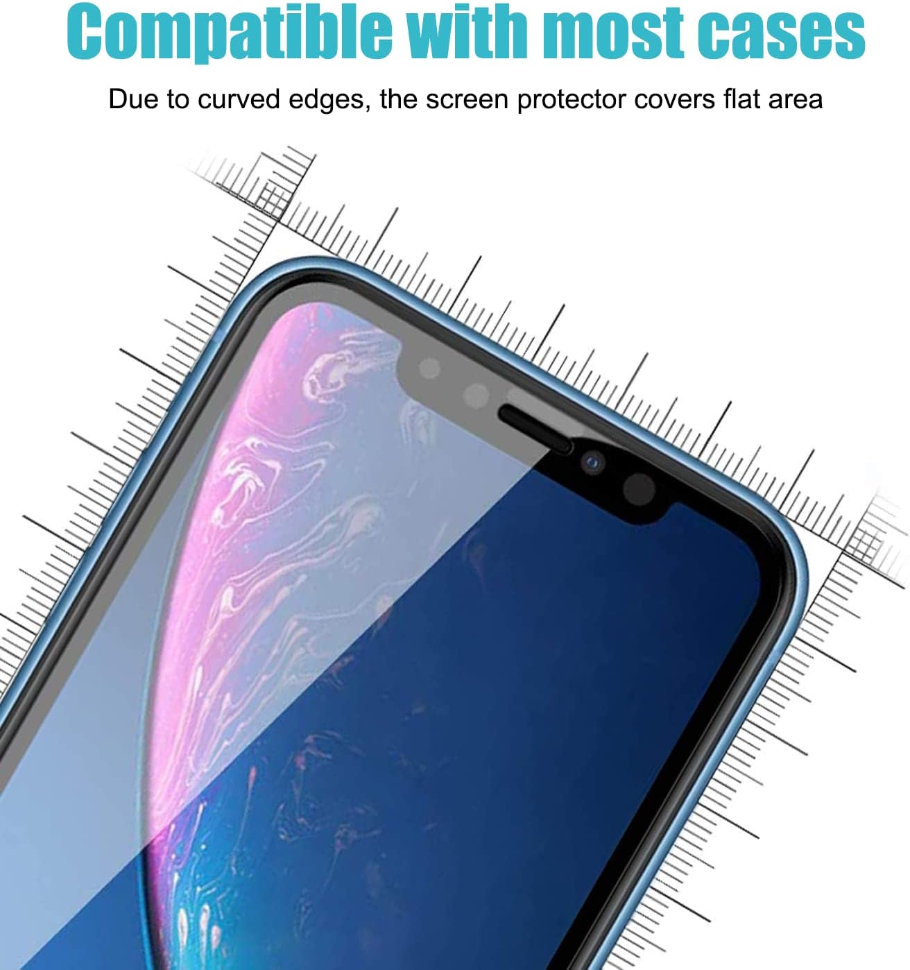 PEHAEL 3Pack for iPhone 11/iPhone XR Privacy Screen Protector Anti-Spy Tempered Glass Film 9H Hardness Easy Installation Bubble Free [6.1 inch]