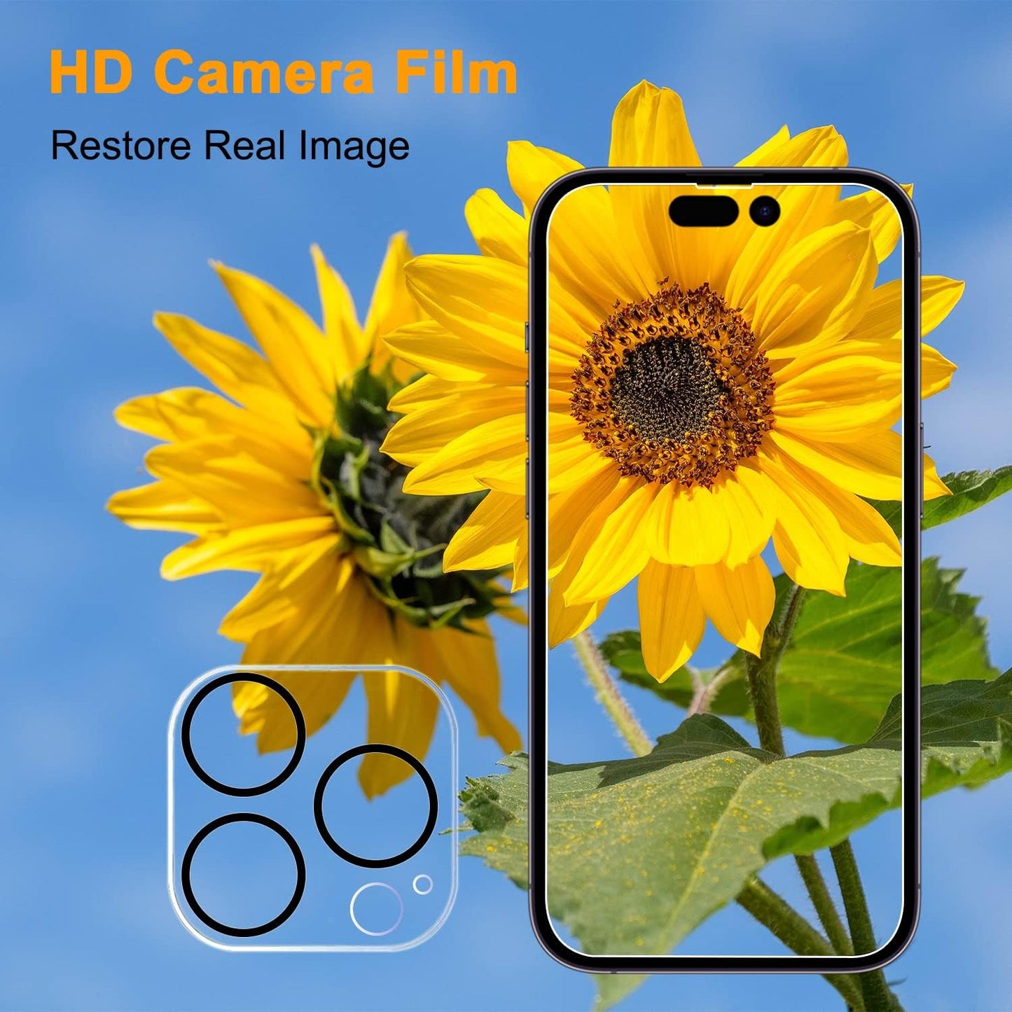PEHAEL 2+2Pack for iPhone 14 Pro Privacy Screen Protector with Camera Lens Protector Full Coverage Anti-Spy Tempered Glass Film 9H Hardness Easy Installation Bubble Free [6.1 inch]