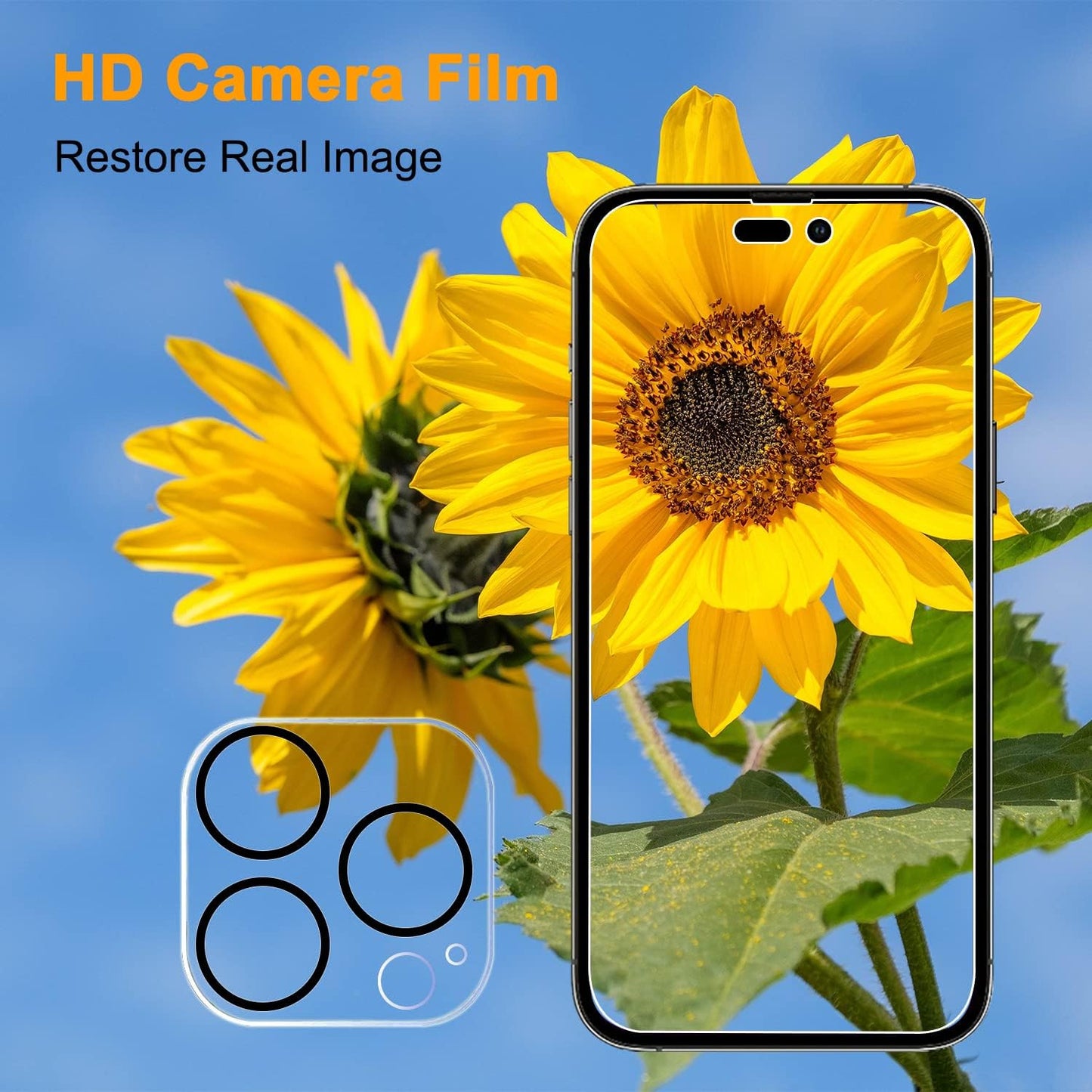 PEHAEL 2+2Pack for iPhone 14 Pro Max Privacy Screen Protector with Camera Lens Protector Full Coverage Anti-Spy Tempered Glass Film 9H Hardness Easy Installation Bubble Free [6.7 inch]